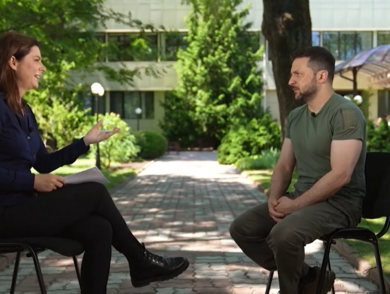 President of Ukraine in an interview with CNN about the still occupied Crimea