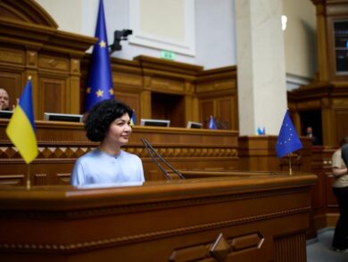 Постійна Представниця Президента України в Автономній Республіці Крим Таміла Ташева виступила з промовою у Верховній Раді України