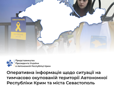 Оперативна інформація щодо ситуації на тимчасово окупованій території Автономної Республіки Крим та міста Севастополя станом на 21 серпня 2023 року