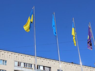 The Permanent Representative took part in the ceremony of raising the Crimean Tatar flag in the heroic city of Irpin