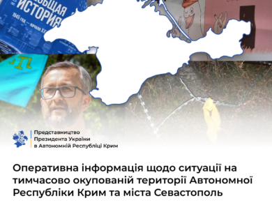 Оперативна інформація щодо ситуації на тимчасово окупованій території Автономної Республіки Крим та міста Севастополя станом на 4 вересня 2023 року