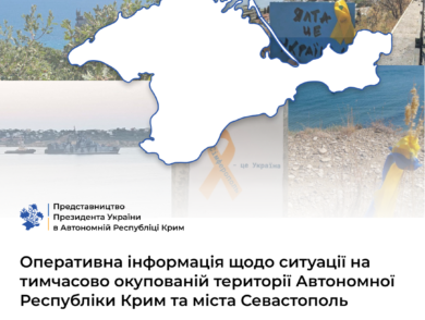 Оперативна інформація щодо ситуації на тимчасово окупованій території Автономної Республіки Крим та міста Севастополя станом на 18 вересня 2023 року