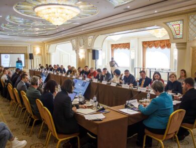 Постійна Представниця взяла участь в круглому столі на тему «Застосування норм міжнародного гуманітарного та міжнародного кримінального права. Відповідальність за окремі злочини пов’язані із збройною агресією рф проти України»