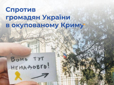 Спротив громадян України  в окупованому Криму станом на 14.03.2024