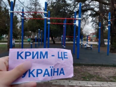 İşğal etilgen Qırımda Ukraina vatandaşlarınıñ qarşılıq areketi