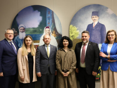 The Delegation of Advisers to the Speaker of the Latvian Saeima visited the Mission
