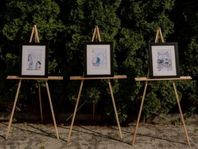 Sketches by Ukrainian Artist Anton Logov Presented at the Event on the Occasion of His Majesty the King’s Birthday