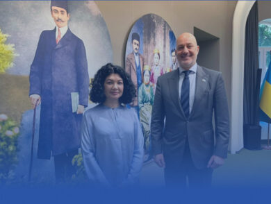 Daimiy Temsilci Ukrainadaki Türkiye elçisi Mustafa Levent Bilgen ile körüşti