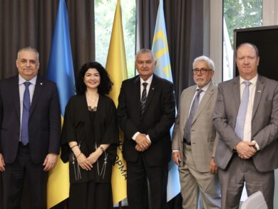 The Meeting with the Delegation of Parliamentarians of the National Congress of Brazil Was Held at the Office of the Mission