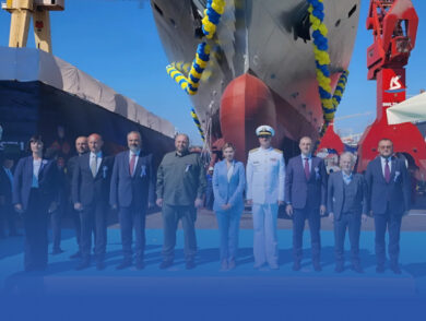 Відбулася церемонія спуску на воду корвета “Гетьман Іван Виговський” у Стамбулі