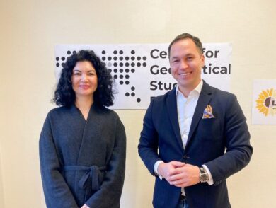 The Permanent Representative Held a Meeting with Maris Andzans, Director of the Center for Geopolitical Studies, During a Working Trip to Latvia