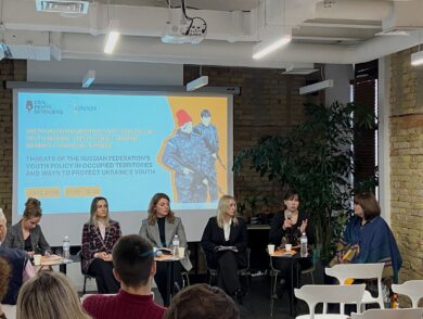 Olha Kuryshko Participated in the Panel Discussion Threats of Russian Youth Policy in Occupied Territories and Ways to Protect Ukraine’s Youth