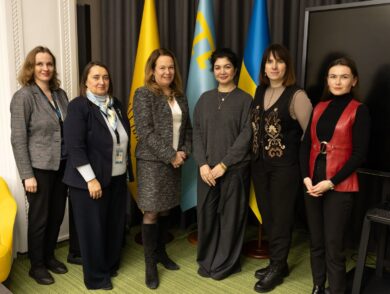 The Mission’s Team Met with Sabine Freizer Gunes, UN Women Representative in Ukraine