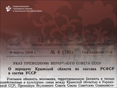 February 19, 1954 – Crimea’s Transfer to the Ukrainian SSR