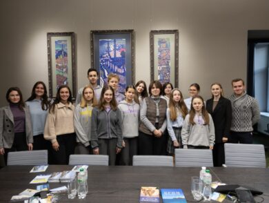 Students of the Novopecherska School visited the Mission