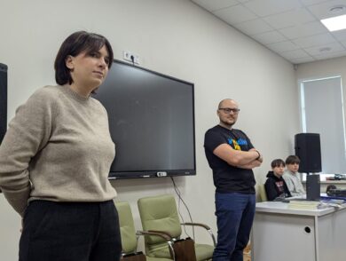 The Mission’s Team Held a Meeting with Students of the Irpin Lyceum of Innovative Technologies