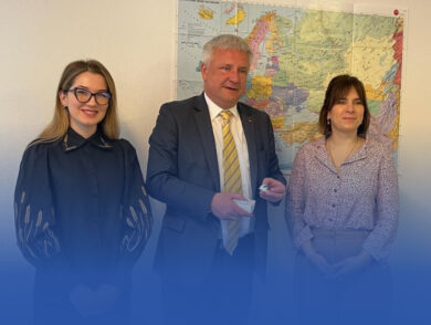 Permanent Representative Olha Kuryshko Meets with Bundestag Foreign Affairs Committee Member Knut Abraham