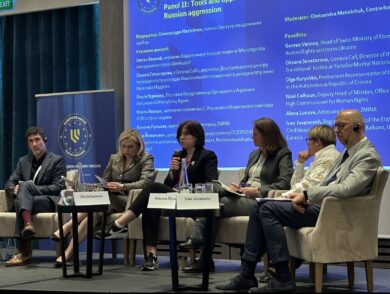 Постійна Представниця виступила на конференції “Будуємо мости через правосуддя: подолання наслідків російської агресії”