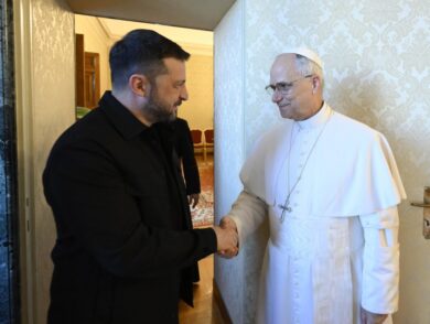 Volodymyr Zelenskyy Had an Audience with Pope Leo XIV