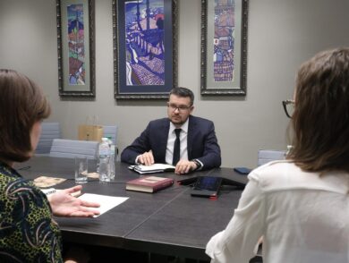 The Mission Hosts Working Meeting with Representative of the Ukrainian Institute of National Remembrance