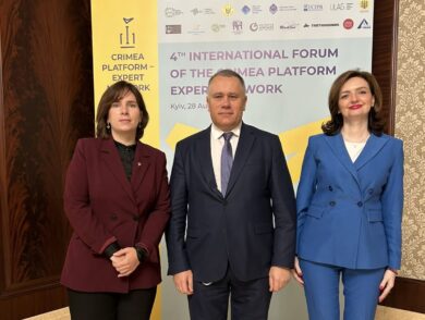 Постійна Представниця виступила зі вступним словом на Четвертому Міжнародному форумі Експертної мережі Міжнародної Кримської платформи