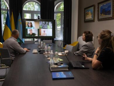 У Представництві відбувалася зустріч Ольги Куришко з Владиславом Єсипенком та Катрін Ґерінґ-Екардт