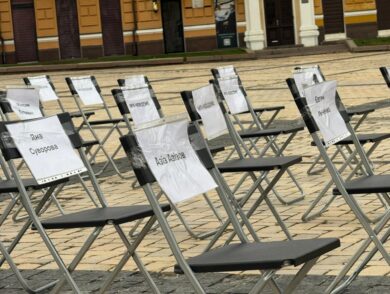 У Києві вшанували українських та кримськотатарських журналістів, яких Росія вбила, закатувала або утримує в ув’язненні