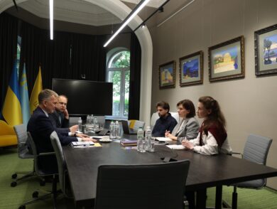 Постійна Представниця провела робочу зустріч з Послом Латвії в Україні
