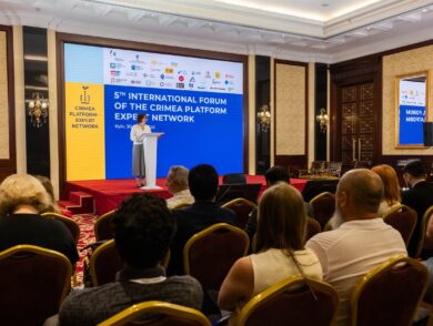 Постійна Представниця долучилася до П’ятого Міжнародного форуму Експертної мережі Кримської платформи 