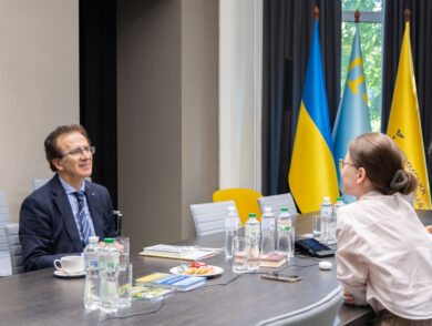 У Представництві відбулася зустріч із президентом Італійської федерації прав людини Антоніо Станго